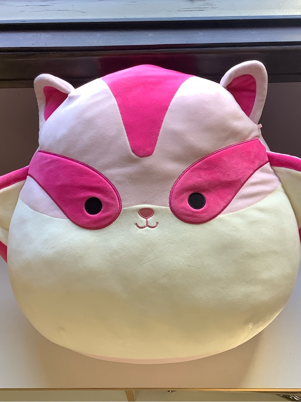 Squishmallows Brixton the Sugar Glider Bright Pink and White plush